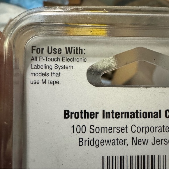 Brother M-231 Label Tape | 1/2" White w/ Black Text | Vintage P-Touch Refill - Picture 11 of 12